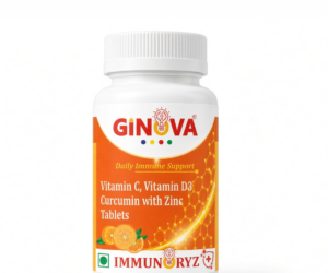 Immunoryz Tabs - Vitamin C, Vitamin D3, Curcumin with Zinc Tablets